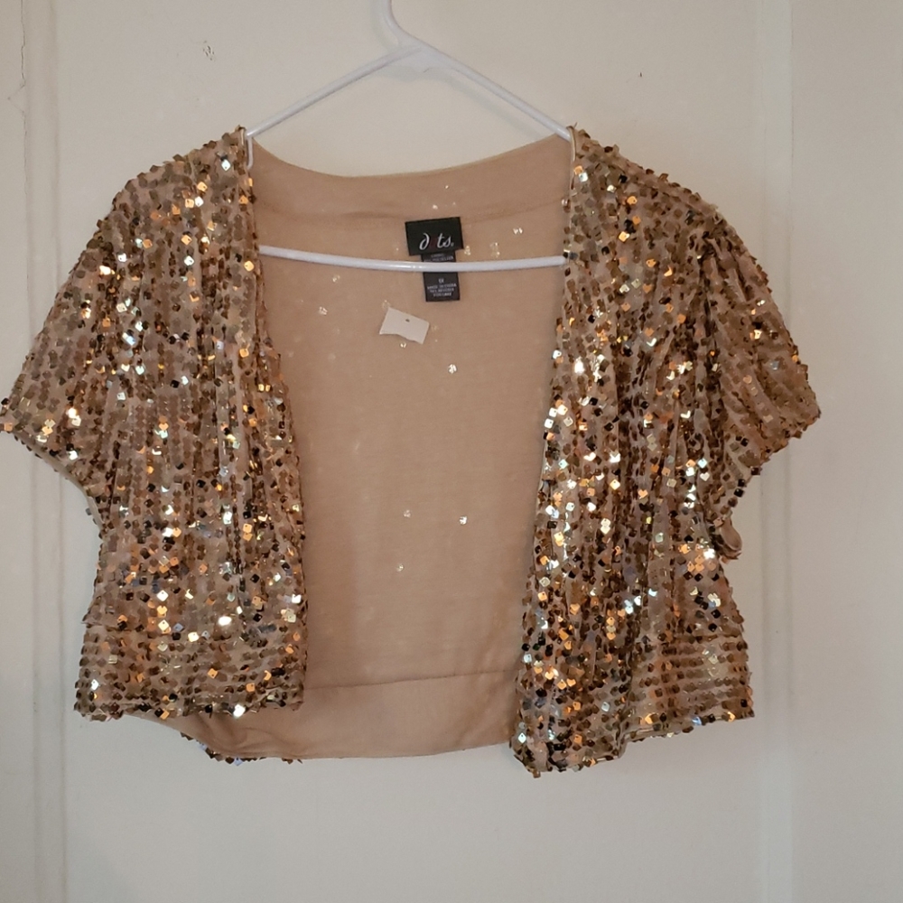 Gold Sequence Bolero/ Jacket
